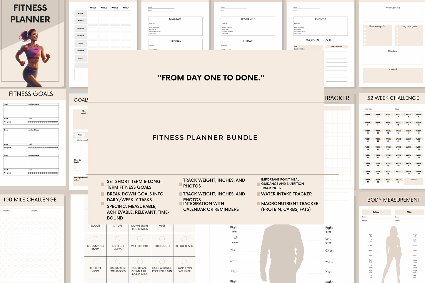 The Ultimate Fitness Planner Bundle